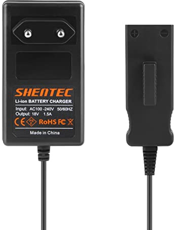Shentec batteriladdare för Gardena 18V batteri 09840-20 litiumbatterier (ej för NI-MH/NI-Cd-batterier)