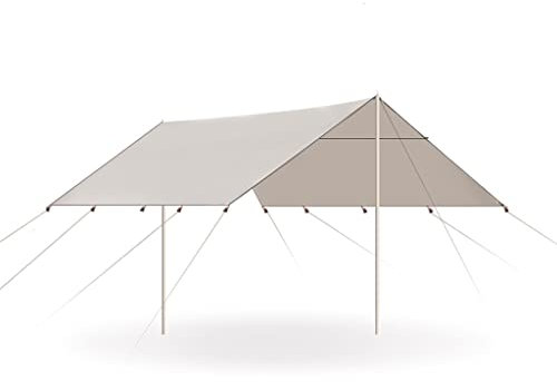 KEEYTT Zeltplane Tarp Leichtes Camping-Planen-Sonnenschatten Regen Fliege Strandzelt Tarke wasserdicht und abgenutzt-resistent für Camping Wandern Backpacking Outdoor Sport (Size : 400x500cm)