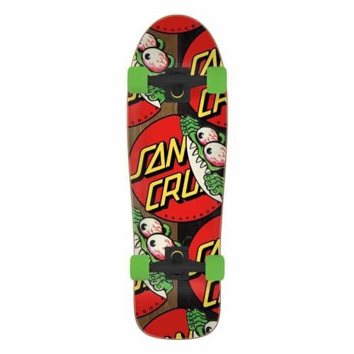 Santa Cruz er Skateboard Beware Dot Shaped Red/Multi 24,6 cm