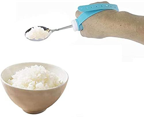 Cuchara for discapacitados Tenedor Ayuda for comer Horquilla giratoria giratoria de 360 ​​​​° Ayuda for comer for discapacitados for debilidad Agarre Accidente cerebrovascular Artritis Ancianos parkin
