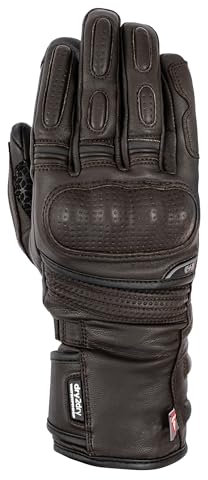 Oxford Hamilton Gants de Moto imperméables pour Femme, Marron, S