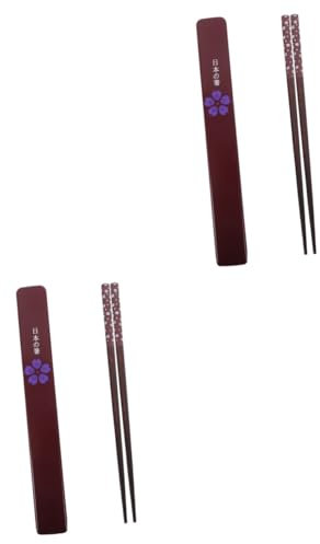 PRETYZOOM Lot De 2 Multifonctions Avec Boîte De Rangement En Bois Délicat Pour Les Repas De Style Chinois