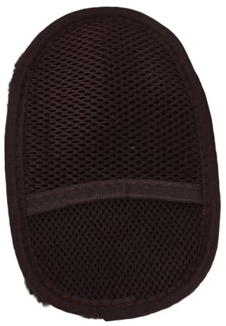 EXAOMBLE Weiches Hochabsorbierendes Polierhandschuh Kunstlammwolle Für Pu-lederpflege Schonende Reinigung Und Pflege Von Schuhen Auto-interieur Vielseitig Einsetzbar Kratzfrei