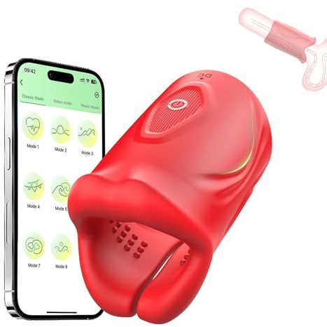 YcsLust Elektrischer Masturbator Masturbieren für Männer mit App Steuerung 10 Vibrationsmodi Taschenmuschi für Männer Masturbieren für Männer Elektrischer Penis Vibrator Sexspielzeug für Mäner Paare