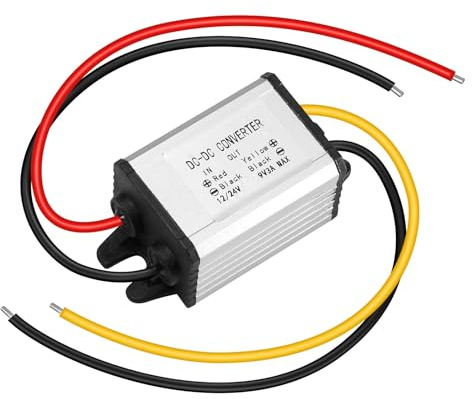 Convertidor Buck DC-DC 12/24V a 9V 3A 27W Step-Down Módulo Regulador | Entrada 11-30V, convertidor reductor, adaptador y alimentación para robots, tiras LED y proyectos electrónicos