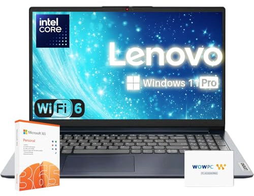 Lenovo Laptop IdeaPad de la serie premium | último modelo | 12 GB de RAM | SSD de 1.1 TB | Office 365 de 1 año con almacenamiento en la nube de 1 TB | Intel Core | 15.6 pulgadas | Teclado numérico |