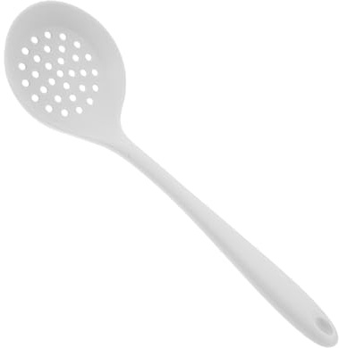UTHCLO Espumadera de Silicona Resistente al Calor para Cocina Colador Integrado Utensilio Versátil para Cocción y Servir Ollas y Pasta Herramienta de Cocina Ligera y Fácil de Limpiar