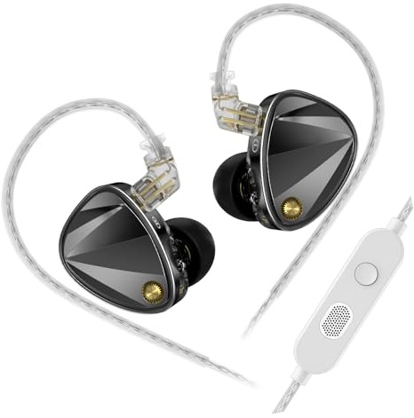 XINYIN Auricolari Ergonomici Professionali da Studio Precisione del Suono del Driver Dinamico per Auricolari per Monitor da Studio A Bassa Frequenza Migliorati con Bassa Frequenza Migliorata
