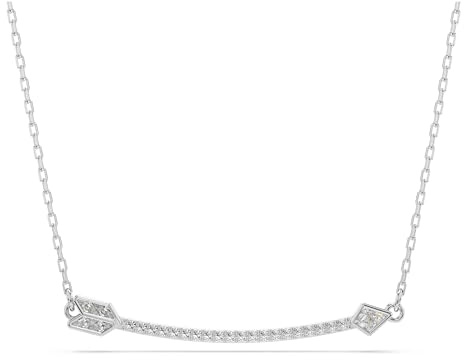 Swarovski Idyllia Kollektion, Mixed Cuts, Arrow, Weiß, Rhodiniert