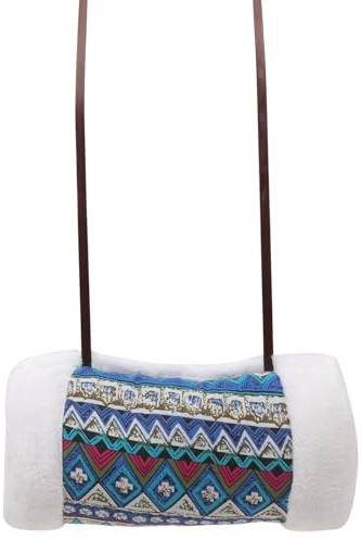Garneck Eleganter Weißer Hand Muff aus Stoff für Damen Warm und Komfortabel als Winterlicher Handwärmer bei Kaltem Wetter und Hochzeit