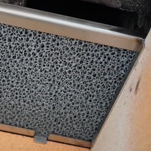 Filtro antipolvere per camino, compatibile con modelli Hark, pannello 192 x 174 x 25 mm, per catturare efficacemente fuliggine e particelle di polvere non bruciate