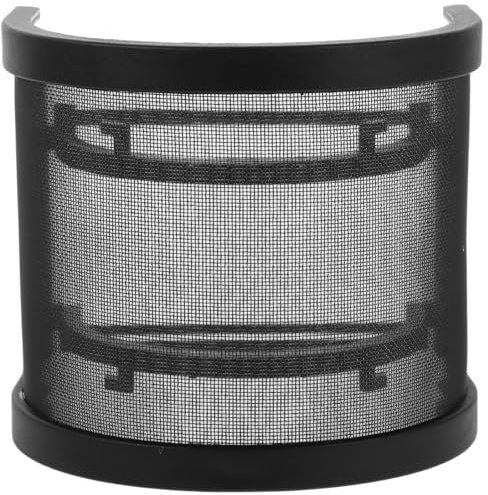 TOYANDONA Mic Pop Filter U Shape Metal Mesh Windscreen Shield for Recording Streaming Podcast Vocals
