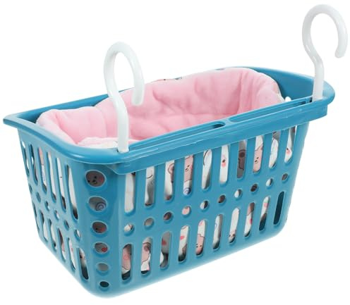 Toddmomy Warm Gefüttertes Hängendes Nest für Kleine Haustiere Platzsparbares Schlaf und Spielbett aus Sicherem Material Geeignet für Chinchillas und Ratten Zufällige Farbe Zufälliger Stil