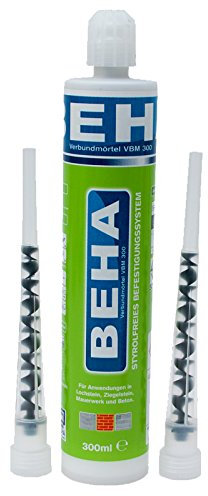 300ml Verbundmörtel, Injektionsmörtel inkl. 2 Statikmischer OPTION 7