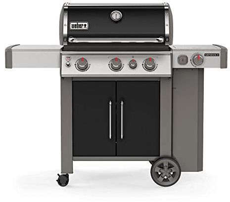 Weber Barbecue a Gas da Giardino con Ripiani Laterali e Coperchio 61016129 EP-335 GBS Genesis II