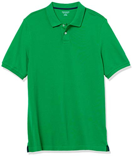Amazon Essentials Men's Regular-Fit Cotton Pique Polo Shirt (Available in Big & Tall), Green, X-Large
