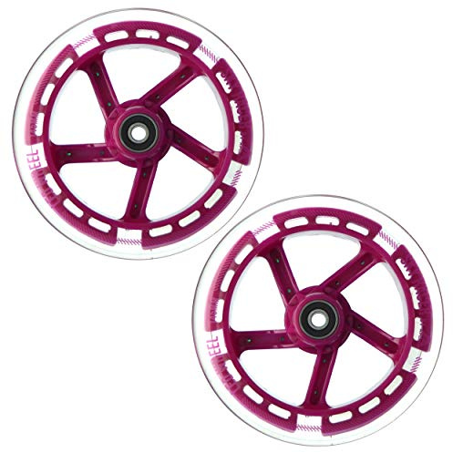 Apollo City Scooter 145mm Ersatzräderset Pro Wheels - ABEC 7 Kugellager, Roller Rad Ersatz-Räder passend für Apollo City-Scooter
