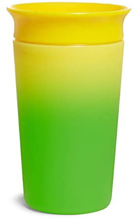 Munchkin Miracle® 360° färgförändrande pipmugg, 266 ml (9 oz), gul