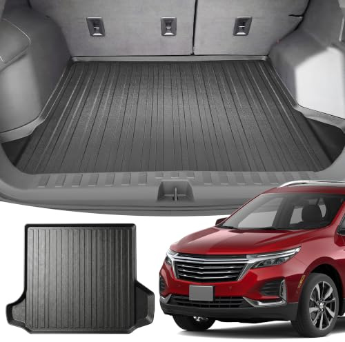 Forro de Carga Premium para Chevrolet Equinox SUV 2018-2023 - Protección 100% - Alfombrilla de Maletero de automóvil de Ajuste Personalizado - Tapete de Carga Negro fácil de Lavar y para Todas Las