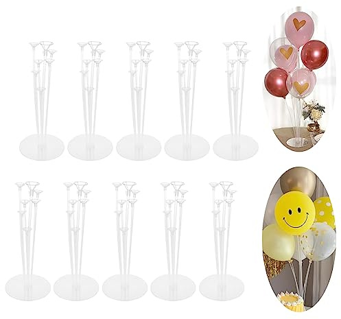 12PCS Table Balloon Stand Kit Shower Decorations Table Decorations Balloons Tree Stand Base for Birthday, Wedding, Graduation, Party Decorations