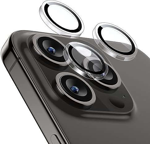 ESR Protections d'Objectif pour iPhone 17 Pro Max/17 Pro/16 Pro Max/16 Pro/15 Pro Max/15 Pro/14 Pro Max/14 Pro, Verre Trempé HD,Résistant aux Rayures, Série Armorite, Lot de 1, Transparente