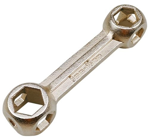 Mumuve Fahrräder Sechskantschlüssel, Schraubenschlüssel, Werkzeug, Fahrräder, Reparaturwerkzeug, kleine Knochenschlüssel, 6–15 mm, einfach