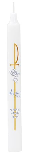 Bougie de baptême – Bougies de baptême pour garçons et filles, cadeau de baptême catholique – Velas para Bautizo – Velas para Bautizo de Niño