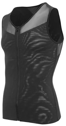 XYNSNDB Camicia a Compressione Uomo Corpo Addome Dimagrante Shapewear Corsetto Modellante per la Pancia Top Ginecomastia Camicie a Compressione con Cerniera Allenatore in Vita per la Forma del Corpo