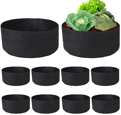 Planter Bags - Tomato Container,Felt Grow Pots,for Potato Flower Fruit Root Greenhouse Garden Nursery Indoor Hydroponic Patio