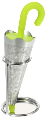 GATHINESS Tea Infuser with Silicone Lid Umbrella Shape Tea Strainer Stainless Steel Easy to Clean and High Temperature Resistance, for Home and Office Use