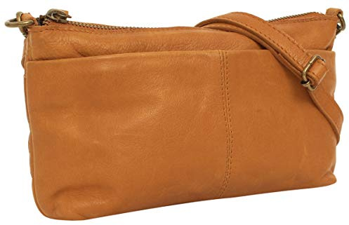 Gusti Handtasche Leder - Veronika Damen Kleine Handtasche Ledertasche Partytasche Abendtasche Schultertasche