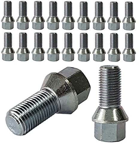 20 Radschrauben Radbolzen Kegelbund M14x1,5 25mm kompatibel mit Alfa Brera Spider 159 159 Sportwagon