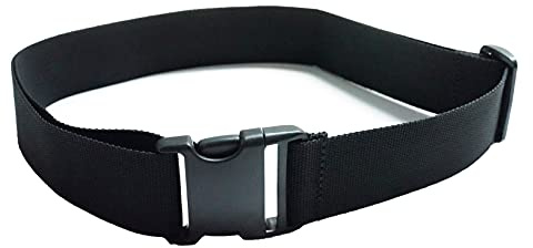 MELOTOUGH Tool Web Work Belt Buckle 2 inch Wide belt Black Simple Style for Woodworkers and Contractors (one size fits all)