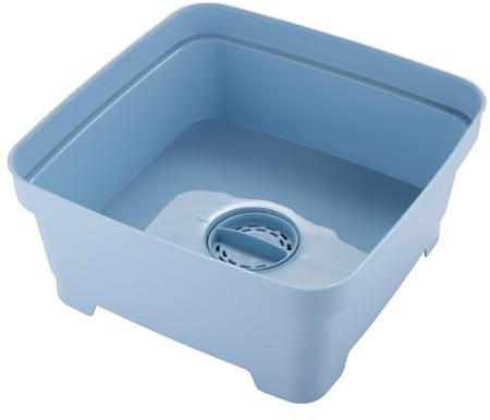 Minky Washing Up Bowl with Sink Plug, 11L Multipurpose Basin, UK Made