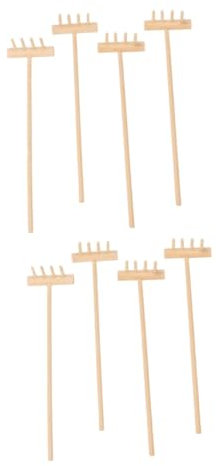 Toddmomy Lot De 2 Mini Râteaux Décoratifs Créatifs 14 X 3 5 Cm Décoration Dintérieur Accessoire De Bureau Élégant 4 Pièces X 2