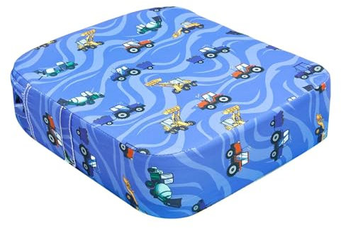 Sitzerhöhung Stuhl Kind, Waschbar Zerlegbar Kinderstuhl, Tragbare Karikatur Sitzerhöhung Kinder für Für Zuhause Unterwegs, Stuhlerhöhung Kinder mit 2 Sicherheits Schnalle Rutschfeste