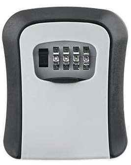 KAIAIWLUO Boite a Clefs,Boite a Clefs Securisee Exterieur,Boîte à Clés avec Code Extérieur 4 Chiffres,Réinitialisable Coffre Fort a Clef pour Les Véhicules des Industries du Bureau à Domicile