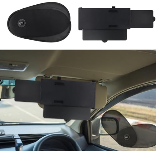 Dokeno 2 Pack Voiture Pare-Soleil Voiture et Extension Pare-soleils,Protection UV Maximale pour Enfants Amis de la Famille et Domestiques,Anti-Éblouissement Rallonge Pare Soleil Voiture