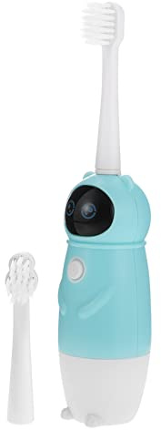 SAFIGLE Elektrische Kinderzahnbürste für Kinder und Babys Ipx7 Sanfte Reinigung für Zähne und Zahnfleisch Blau