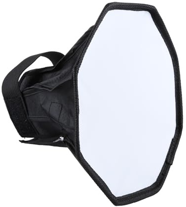 Cámara profesional Speedlight Softbox Reflector plegable Speedlight 20 cm/30 cm Modificador de iluminación para mejorar la fotografía profesional