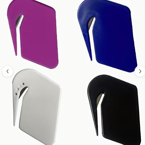 Envelope Opners, 3pcs Box Cutters with Concealed Sharp Blade Feature, Ideal for Home and Office Use Gift Wrap Cutter for Birthday Halloween Christmas Effortless Crafting