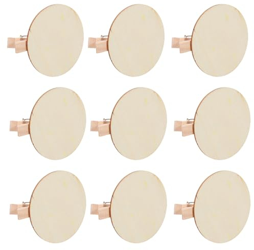STOBAZA 50pièces Lot de Mini Pinces à Linge Bois pour Tableau Liège Scrapbooking Étiquettes Soi-même Pinces Décoratives Bois pour Loisirs Créatifs