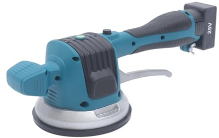 Macchina Per La Posa Di Piastrelle Strumento Di Livellamento Del Pavimento Con Vibrazione Della Macchina For La Posa Piastrelle Regolabile A 6 Velocità Da 120 Cm 2 Batterie Forte Aspirazione