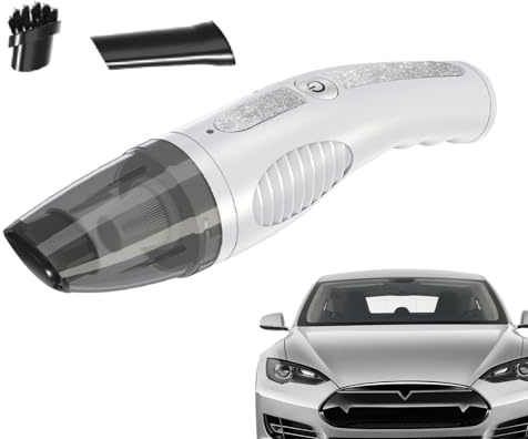 Aspirateur À Main – Rechargeable Sans Fil Avec Une Forte Aspiration De 13 000 Pa | Nettoyeur De Poussière Portable Haute Puissance Pour Voiture Et Maison | Aspirateur À Main À Chargement USB Pour Un N