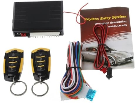 Sistema Alarma Antirrobo Coche Sistema De Entrada Sin Llave del Vehículo con Bloqueo Puerta Central Remoto Alarma Automática 12 V