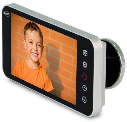 Amig - Digital Door Viewer - 4 TFT LCD Screen - Viewing Angle: 160° - Clear Images - Easy Installation and Use - Color: Silver