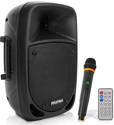 Pyle Cassa Bluetooth 800 Watt, Karaoke, Subwoofer 20 centimetri, Microfono UHF, Luci LED, Batteria Ricaricabile, Altoparlante Bluetooth MP3/USB/SD
