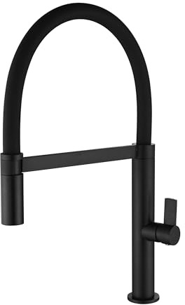 IMEX GCE012 Laos Grifo De Cocina Negro Mate