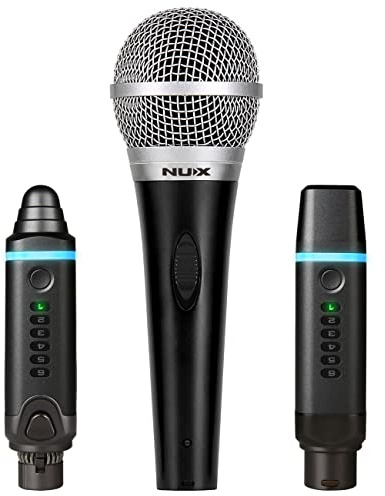NUX B-3 Plus con sistema de micrófono inalámbrico para micrófono dinámico XLR
