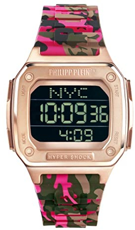 Philipp Plein Unisex Digital Armbanduhr Hyper $Hock